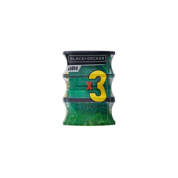 (ee) 3-pack med 3 A6482 6m spolar (2 + 1 gratis) BLACK+DECKER A6486-XJ