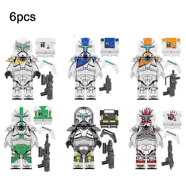 stk. Samlede Legetøj Star Wars Republic Commando Samlede Byggeklodsfigurer Legetøj Børnegave{EE}