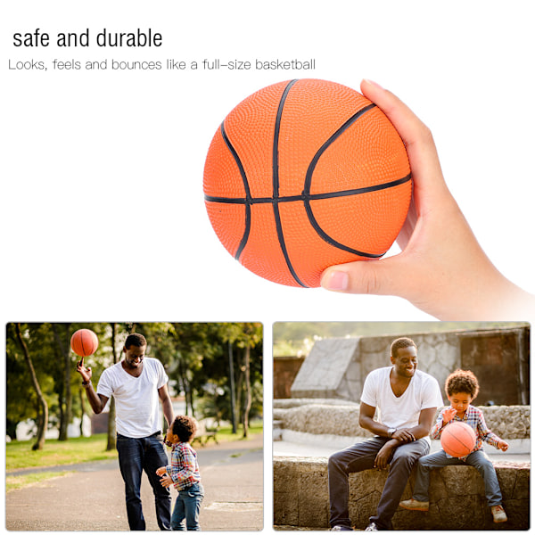 Mini Basketboll Uppblåsbar Gummi Mini Boll Sportspel Artiklar för Barn