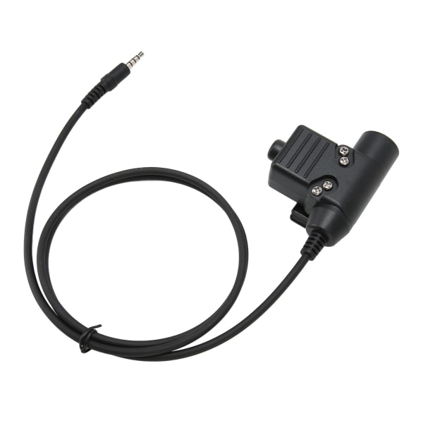 Walkie Talkie Radio Headset Adapter 3,5 mm Audio Jack U94 PTT Adapter Headset Kabel Plug Adapter för Kenwood telefoner