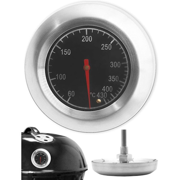 Analog matlagningstermometer, temperaturbeständig, diameter 7,5 cm, 10°C - 400°C