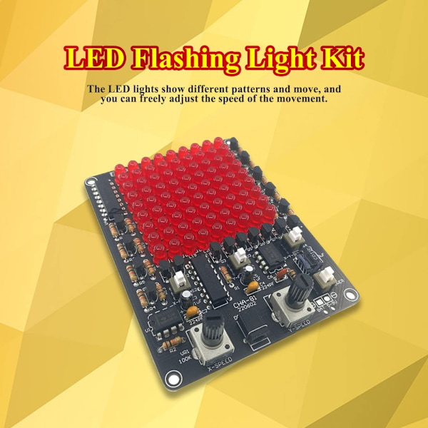 Juotosharjoitussarja LED-valoefektisarja DIY Elektroniikka
