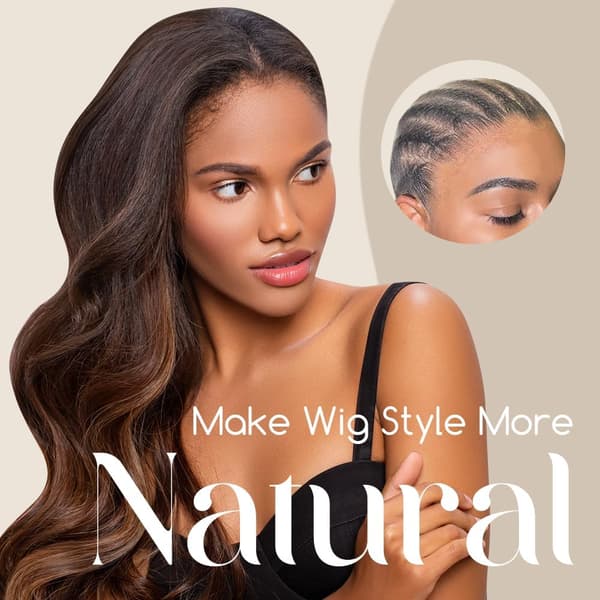 HD Parykkhette for Kvinner Blondefront Parykkhette Transparent Parykkhette Beige 12 stk