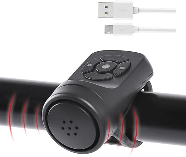 Sähköinen pyörätorvi, elektroninen pyöräkello, 140DB pyörätorvi