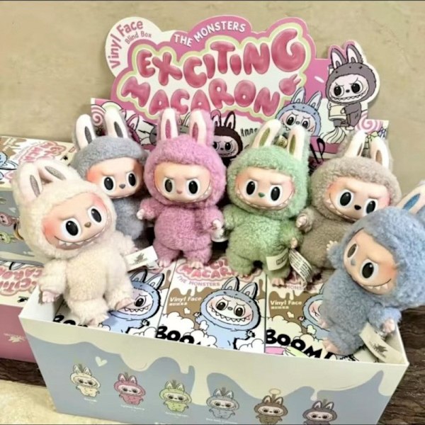 Bubble Sit Pull Party Vinyl Bubble Blind Box Macaron Anden Generation Macaron 17 The second generation of Meizizi
