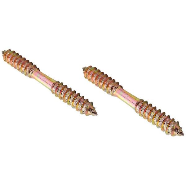 M8 X 70mm Dobbelt-Endet Tre-Til-Tre Møbel Festemiddel Skrue 10stk WGU