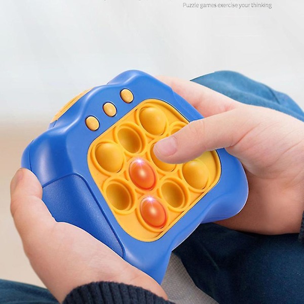 Quick Push Pop Fidget Toys Spelmaskiner för pojkar och flickor Quick Push Bubble Stress Relief Sensoriska Leksaker Barn Födelsedagspresenter