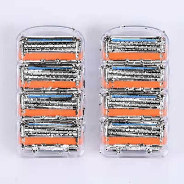16-pack rakbladspåfyllningar för män för Gillette rakhyvel, Gillette Fusion 5-lagers rakbladskassetter Kompatibla mäns Carerx10185
