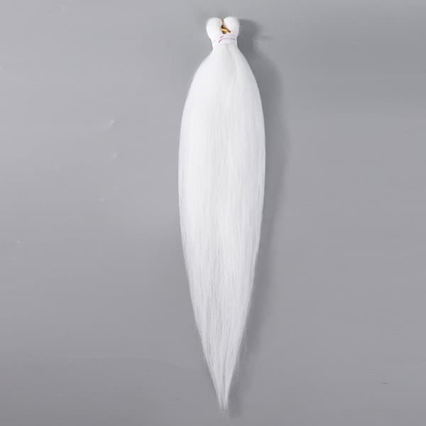 Flätad Peruk med Lugg Hårband 66 cm 6 6