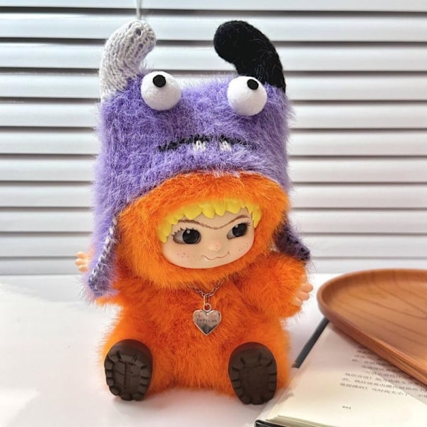 Maomao trendig festserie blind box Wow Kuku figur plyschdocka Learn Monster【Unboxing confirmation】