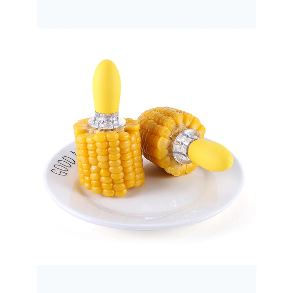 5 par rustfrie maiskolbeholdere, maiskolbeholdere, grilling