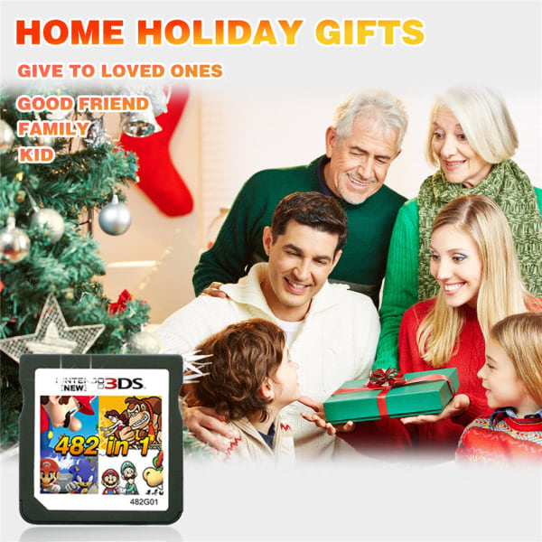 NINTENDO NDS Spelkort 482 i 1 Kombinationskort Julklapp Vuxen{ee}