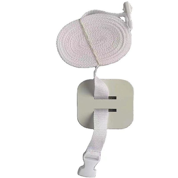 6m Samsovnings Sengestrop, Justerbar Vugge Strop Seng Side Montering Hvid Strop Til Sengelinned Box Spring Seng{EE}