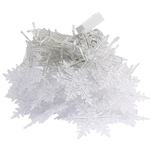 Gardinlys, LED-lys, lyslenke, stjerneformet LED, 4M 96LED-lenke, LED-lys vindusdekorasjon, jul, bursdag, uteplass,