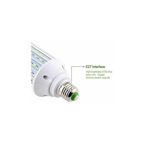 E27 LED-lamppu 60W 6000K Alumiininen suurteholamppu, AC85-220V katuvalo 360 asteen kohdevalo autotalliin ja ajotielle