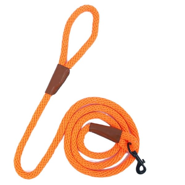 6FT Dog Leash Strong Rope Dog Leash ORANGE orange