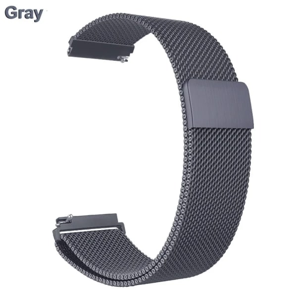 Metallrem för Fitbit Versa 2 3 4 Lite Sense Band Handled Milanese Sense 2 Ersättningsmagnetslinga Armband Fit Bit Watchband Grey