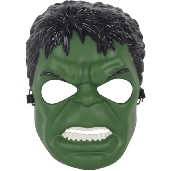 Hulk-maske for barn - Superhelt-kostymer, barnebursdag, Hulk-leker, Halloween-cosplay, maskerade-fester (Hulk-maske)