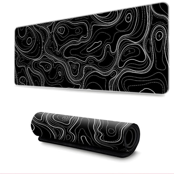 Large mouse pad desktop background Black M Black