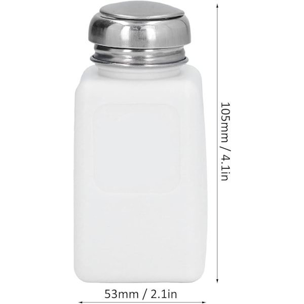 200ml Trykk Ned Dispenser Pumpeflaske (Blå)