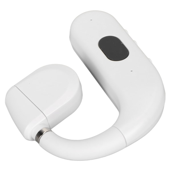 Bluetooth headset BT 5.3 brusreducerande HD-samtal Lång batteritid Enöra hörsnäcka för företag Sportspel Vit