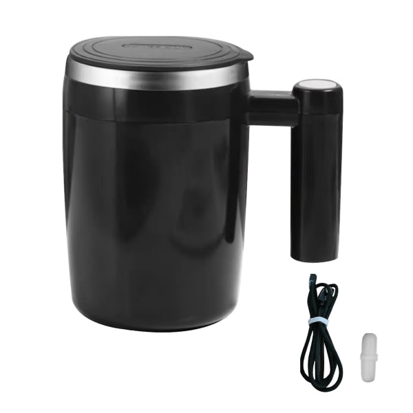380ml Stirring USB Rechargeable Automatic Blender Magnetic Induction Black