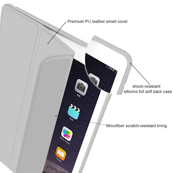2018/2017 iPad 9.7 5. / 6. sukupolvi - Ohut ja kevyt