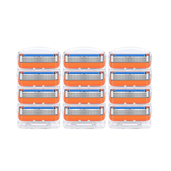- 52 Pakke Barberblader for Menn, Kompatible med Fusion 5 12 packs