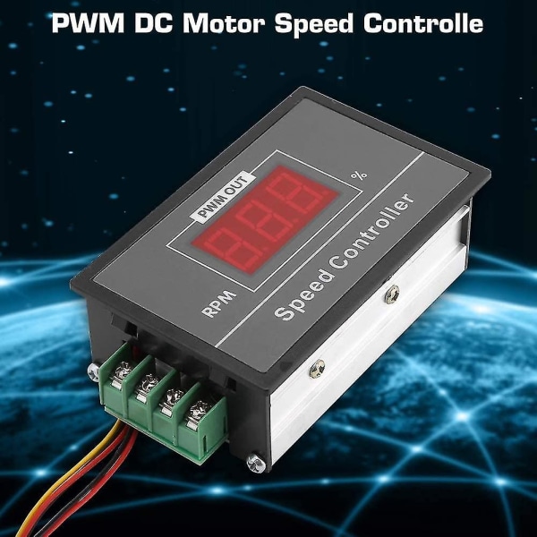 Nopeusohjain - 12v 24v DC-moottorin säädin 6-60v 36v 48v 30a Pwm DC-moottorin nopeudensäädin Käynnistyspysäytyskytkin