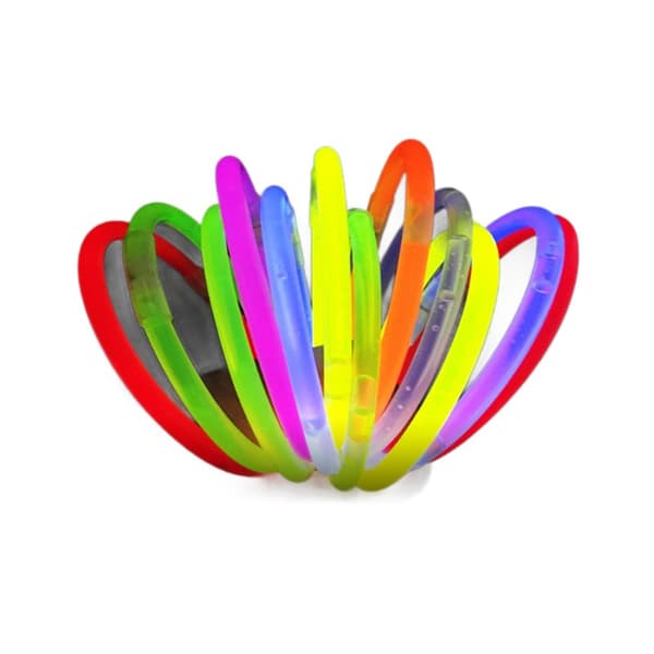 100-pack glowsticks armband, självlysande flerfärg