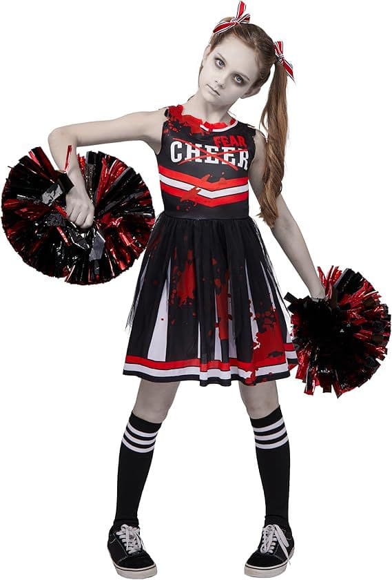 Halloween Piratfest Kostume til Børn Digital Print Cheerleading Performance 2 140cm