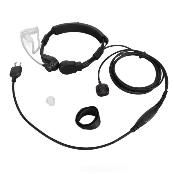 Halsmikrofon hörsnäcka Akustiskt rörheadset med finger PTT för Alan Midland LXT600VP3 LXT500VP3 GXT1050VP4 GXT1030VP4