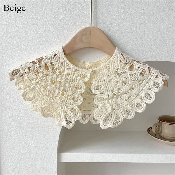 Falsk krave Aftagelig krave BEIGE beige