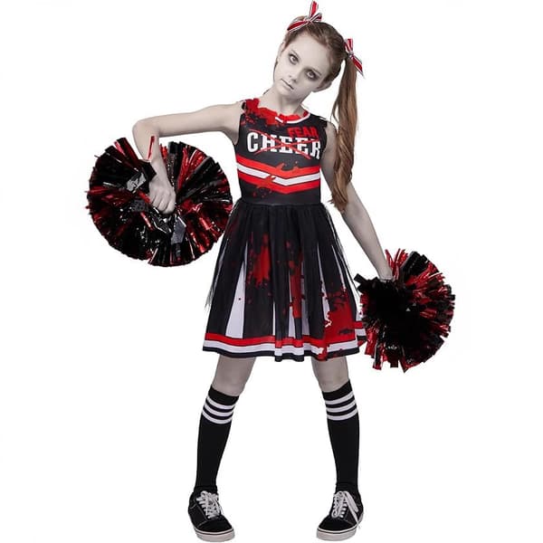 Halloween Piratfest Kostume til Børn Digital Print Cheerleading Performance 2 140cm