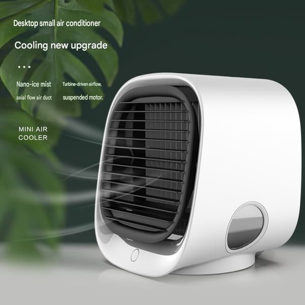 Moderne mini luftkøler USB AC / Ventilator Luftfugter white