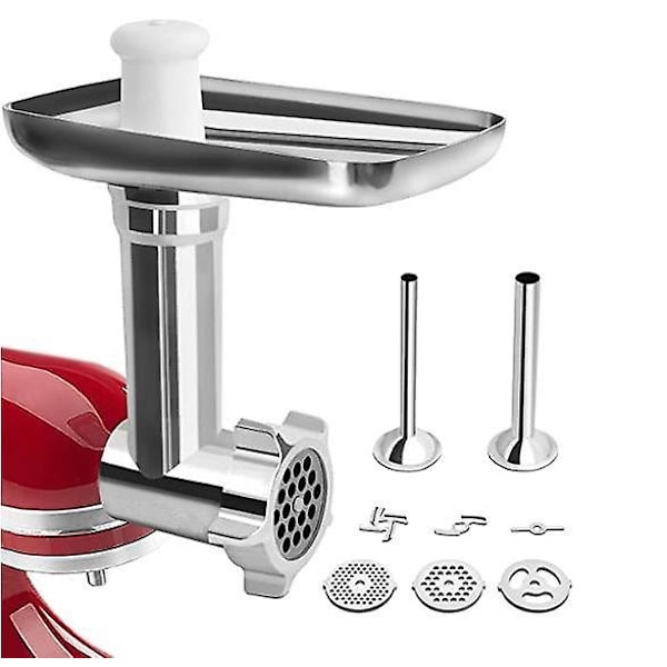 KitchenAid Kødhakker Tilbehør, KitchenAid Kødhakker til Foodprocessorer, med 3 Hakkeplader