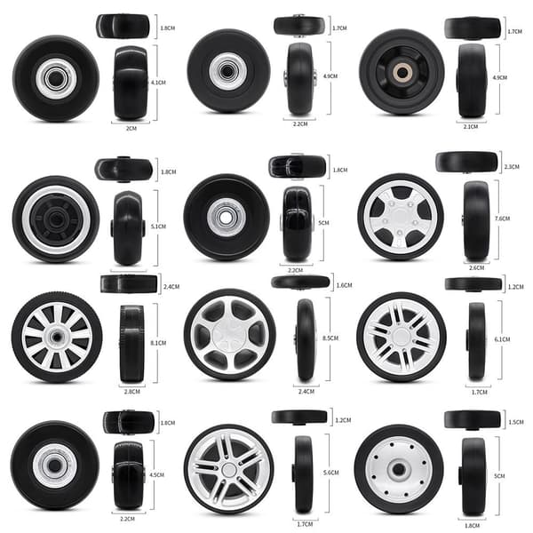 Reserverhjul for koffert 85MM X 24MM 85mm x 24mm