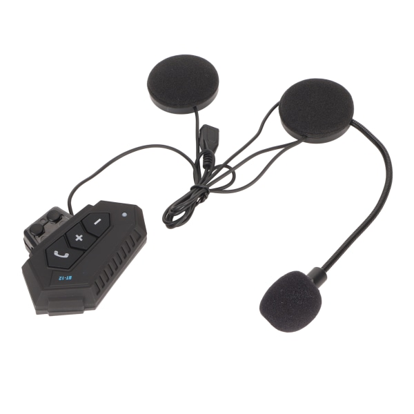 Hjälm BT Headset Stereo Ljud Autosvar Funktion Handsfree samtal HiFi Stall Motorcykel Bluetooth hörlurar