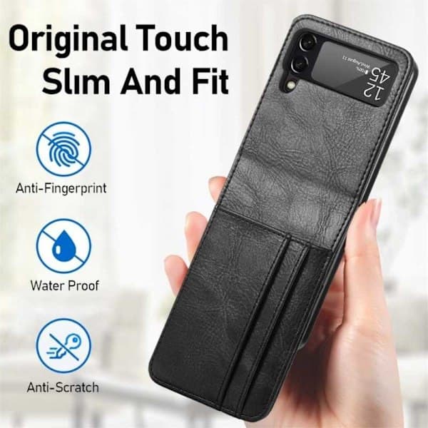 Wallet Case, Samsung Z Flip 3, Svart