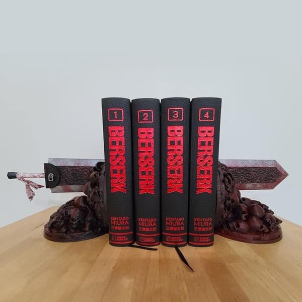 Berserk Bokstöd - Dragonslayer Sverd Bokhylle Resin Bokstøtte W9x