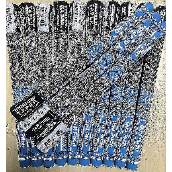 10 stk Golf Pride MCC PLUS 4 Golfgreb Standardstørrelse Blue