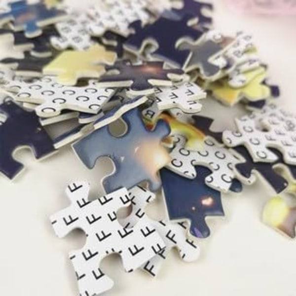 Puzzle Julekalender 2024, 1008 puslespilsbrikker 24 dage til Jul Nedtællings Julekalender Juleblomst Måneskinsnat