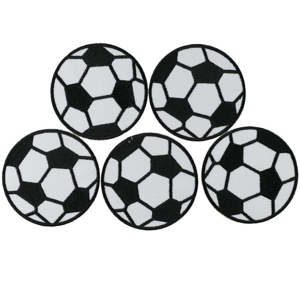 15 stk. Stryge-på-mærker Fodbold Broderede Mærker