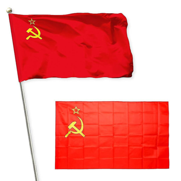 Hängande Sovjetunionens flagga Land Banner Aktivitet Paradfestival 3x5 Ft--