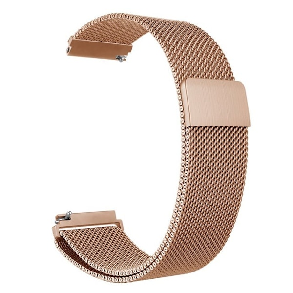 Ruostumattomasta teräksestä valmistettu Milanese magneettinen ranneke Garmin venu 2/venu SQ/venu 2S Venu SQ 22mm Venu SQ -kelloille Venu SQ Rose Gold