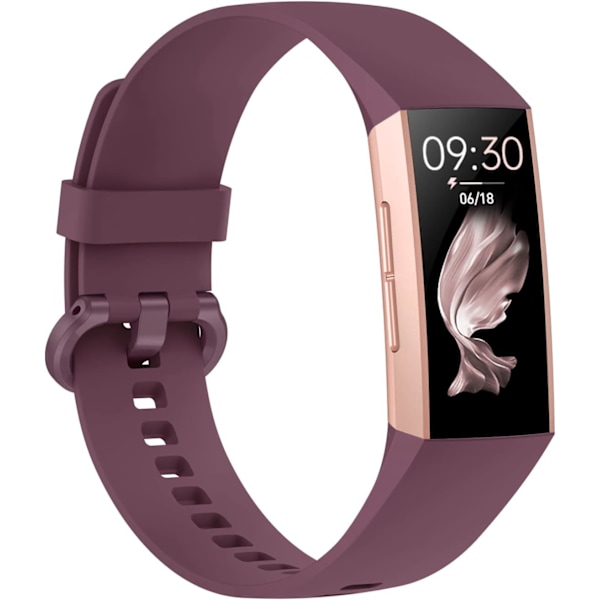 Smart sportklocka för damer - Sömnklocka IP67 Smart Touch 25 lägen Stegräknare Kalorier Stoppur Present För Android iOS-Rosröd