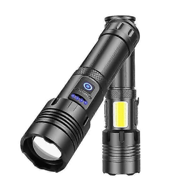 Low Price Campaign 1000000 Lumen Super Bright LED Tactical Flashlight Rechargeable LED Work Light_CJYCAS