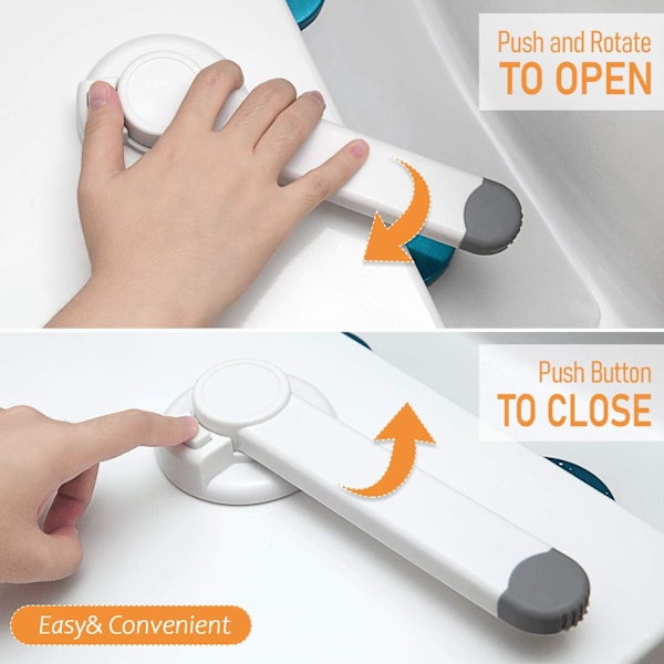 Turvallinen WC-lukko, lapsiturvallinen WC-lukko kylpyhuoneeseen, swing{EE}