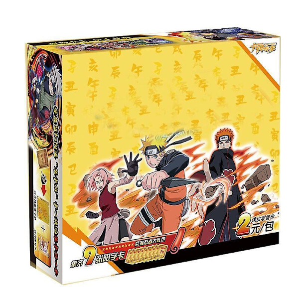 Naruto Spillekort Japansk Tegneserie Skolemester Serie SSP Kort Uchiha Sasuke Ninja Krig R Barnleker T 30 PACK 150PCS