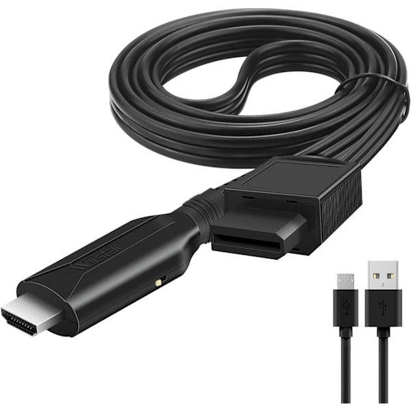 Wii til HDMI-konverter Wii HDMI-adapterkabel 1m/3.2ft 1080P Passer